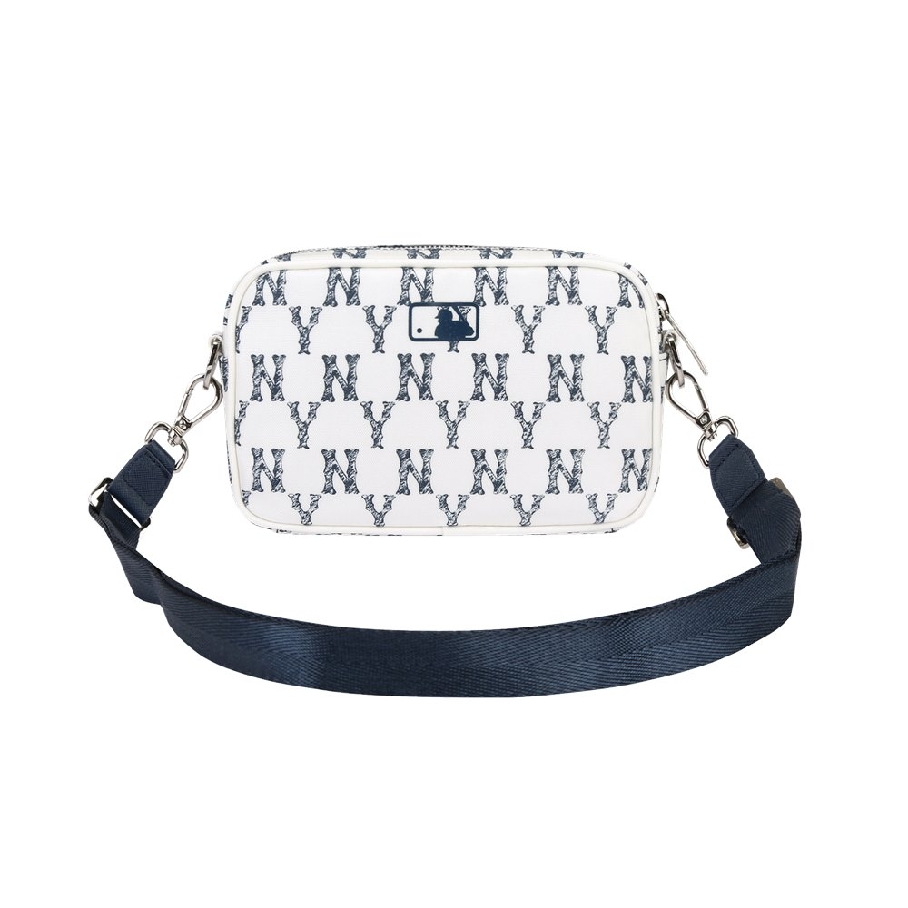 Túi MLB Monogram Mini Crossbody New York Yankees White