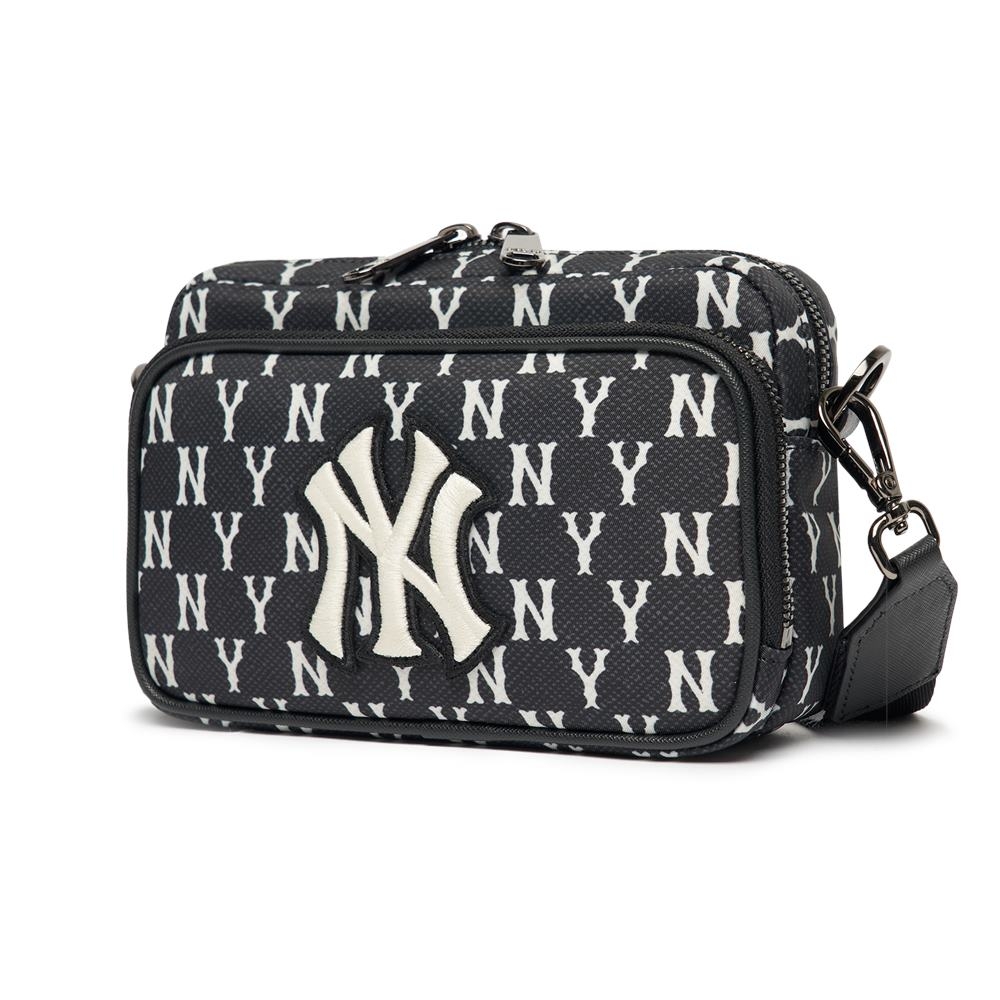 Túi MLB Korea Monogram Mini Crossbody New York Yankees Black