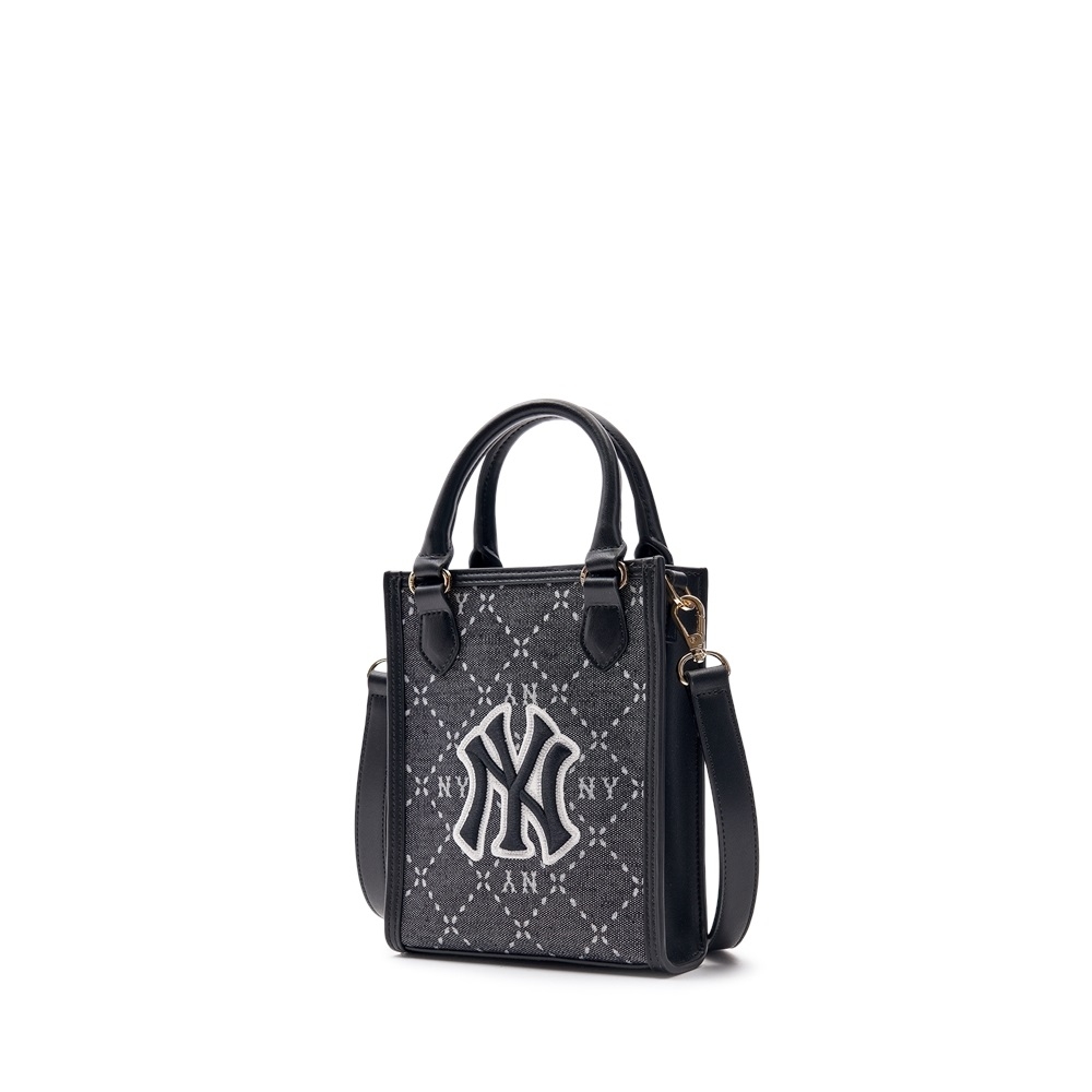 Túi MLB Korea [KIDS] Diamond Monogram Phone Pouch New York Yankees Black