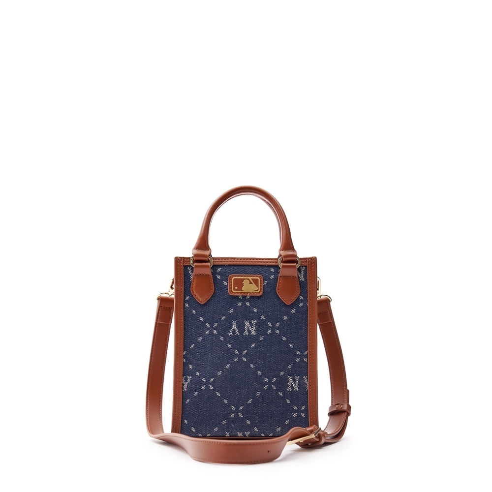 Túi MLB Korea [KIDS] Diamond Monogram Phone Pouch New York Yankees Navy