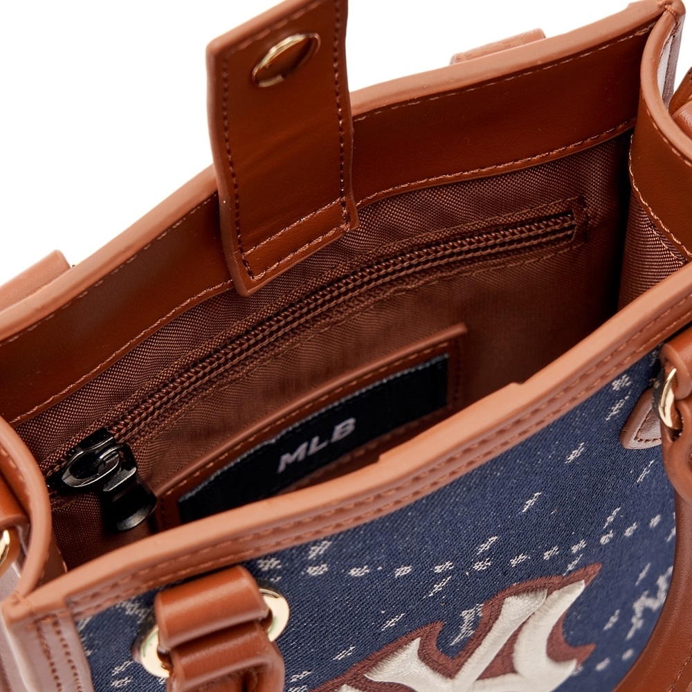 Túi MLB Korea [KIDS] Diamond Monogram Phone Pouch New York Yankees Navy