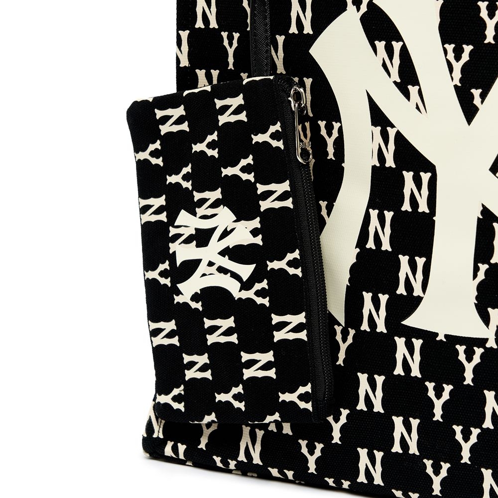 Túi MLB Monogram Tote Bag New York Yankees Black
