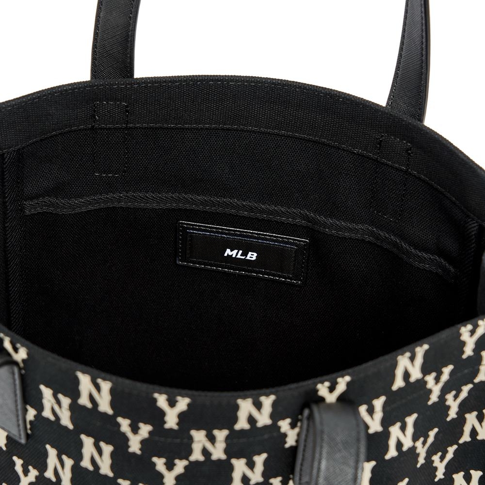 Túi MLB Monogram Tote Bag New York Yankees Black