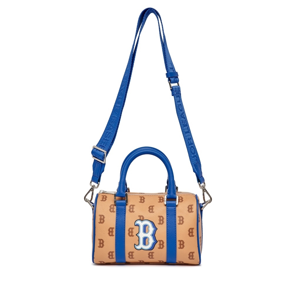 Túi MLB Monotive Coated Canvas Boston Bag S Boston Red Sox Sand