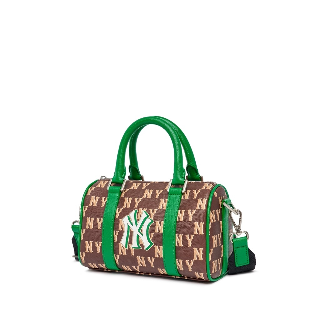 Túi MLB Monotive Coated Canvas Boston Bag S New York Yankees D.Brown