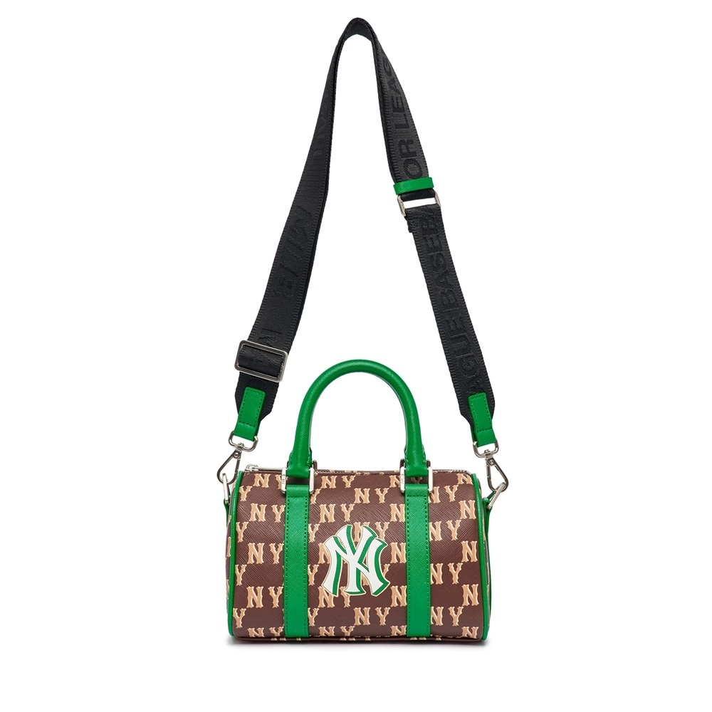 Túi MLB Monotive Coated Canvas Boston Bag S New York Yankees D.Brown