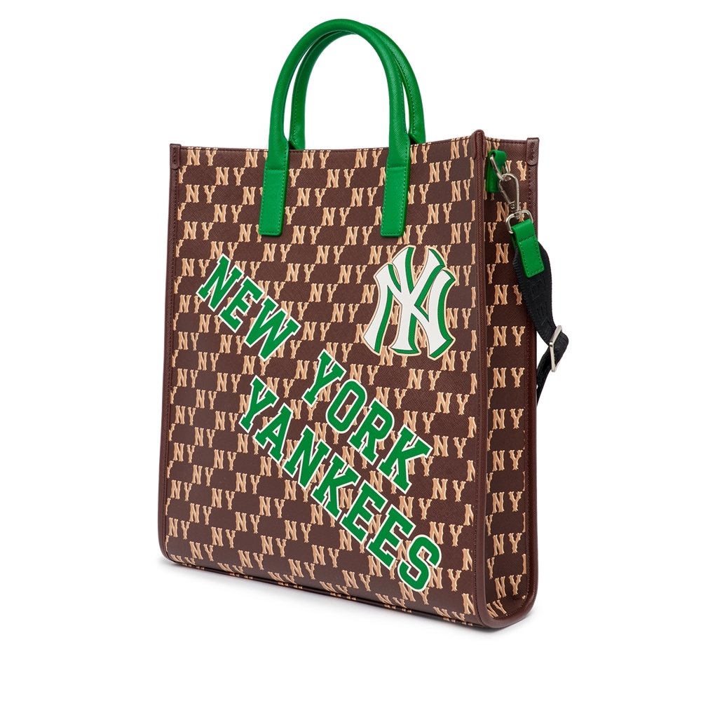 Túi MLB Monotive Coated Canvas Vertical Tote Bag New York Yankees D.Brown
