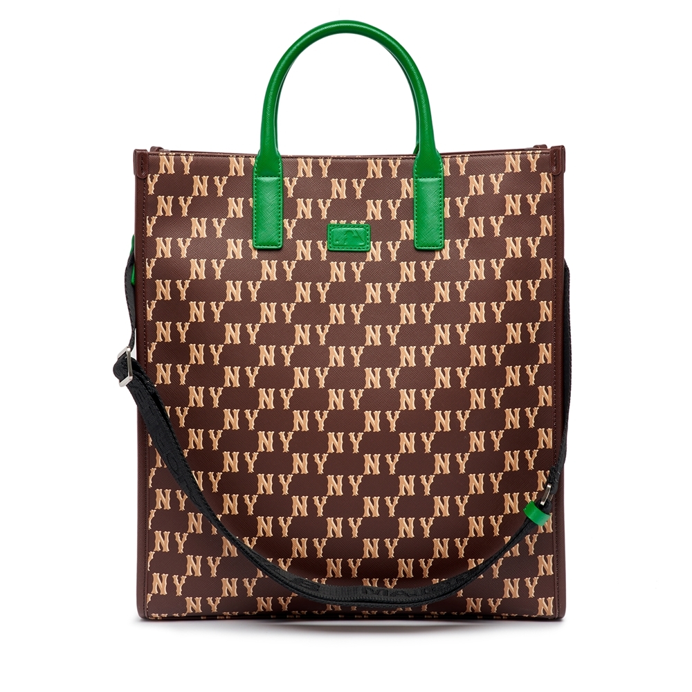 Túi MLB Monotive Coated Canvas Vertical Tote Bag New York Yankees D.Brown