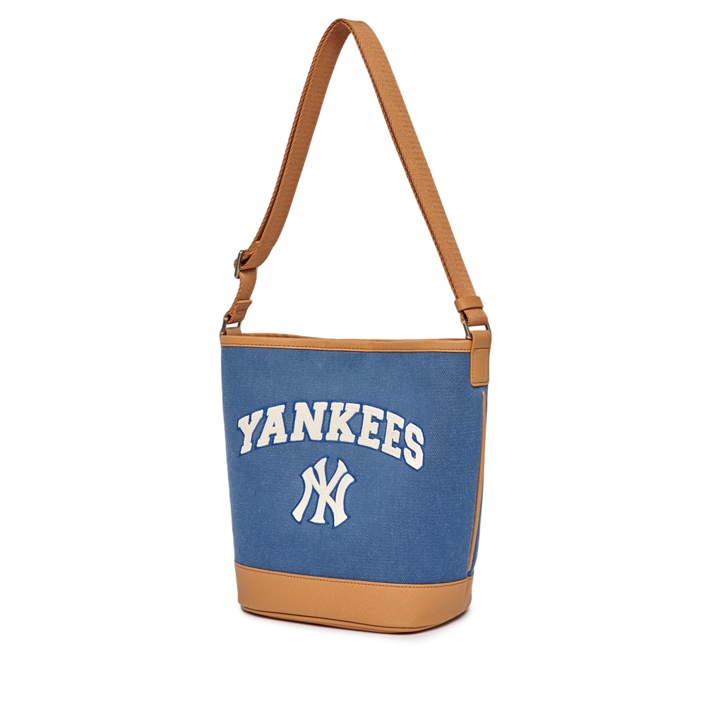 Túi MLB Varsity Basic Canvas Bucket Bag New York Yankees Indigo