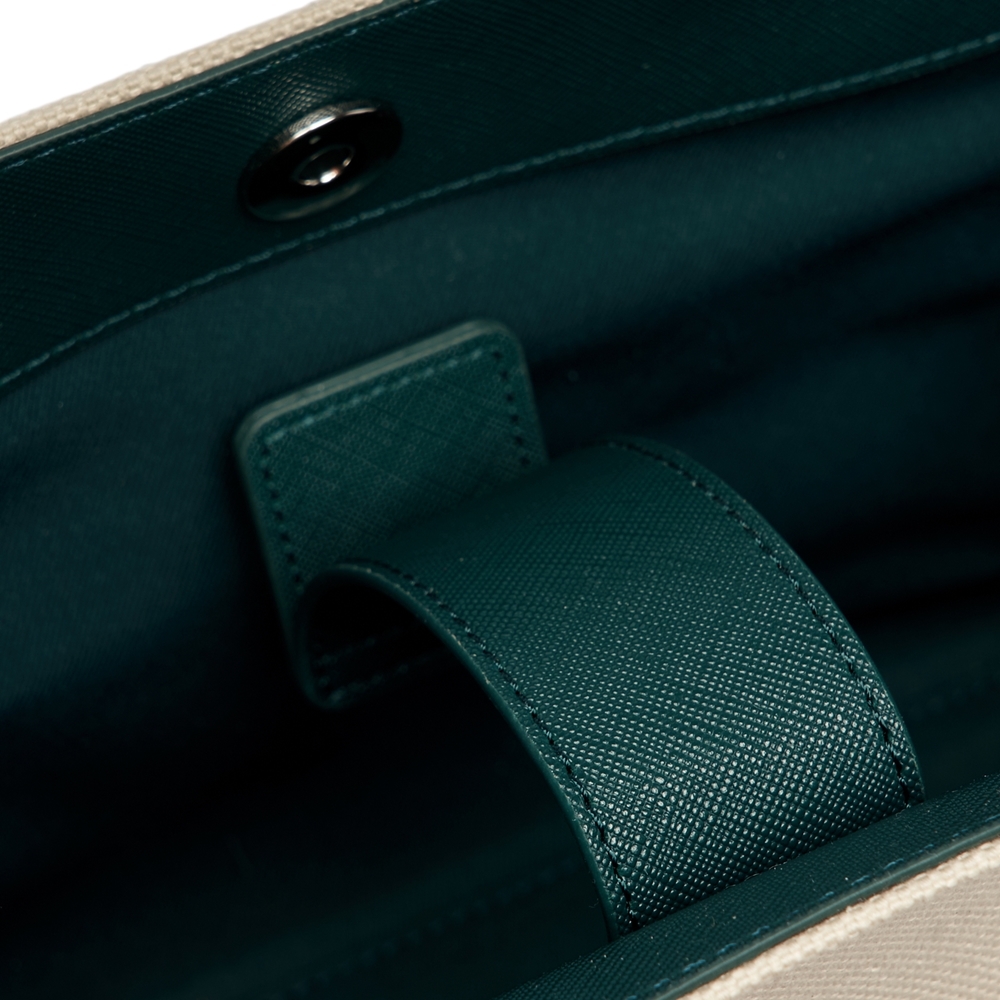 Túi MLB Varsity Basic Canvas Mini Tote Bag LA Dodgers Cream