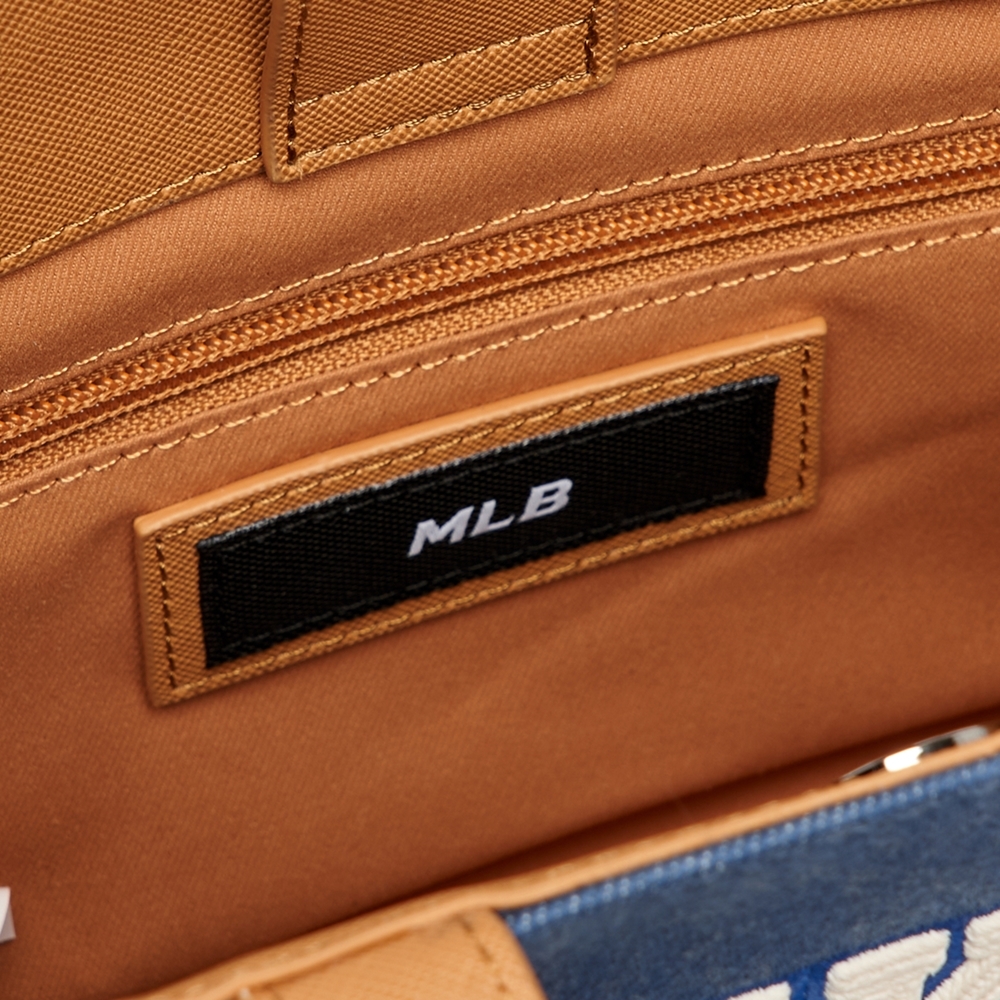 Túi MLB Varsity Basic Canvas Mini Tote Bag New York Yankees Indigo