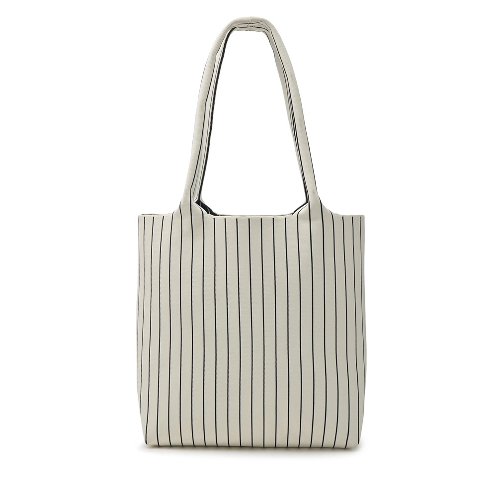 Túi MLB Korea Basic Big Logo Knit Tote Bag New York Yankees Cream