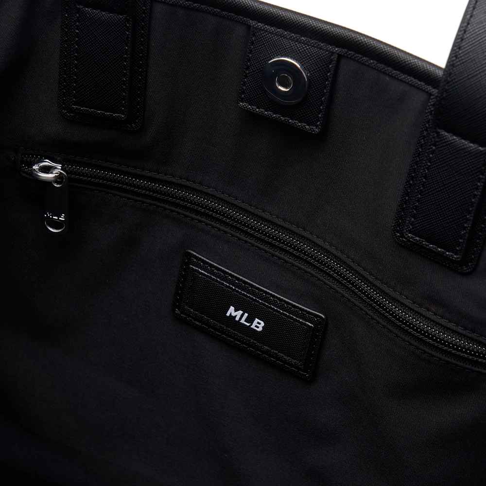 Túi MLB Korea Varsity Jacquard Shopper Bag New York Yankees Black