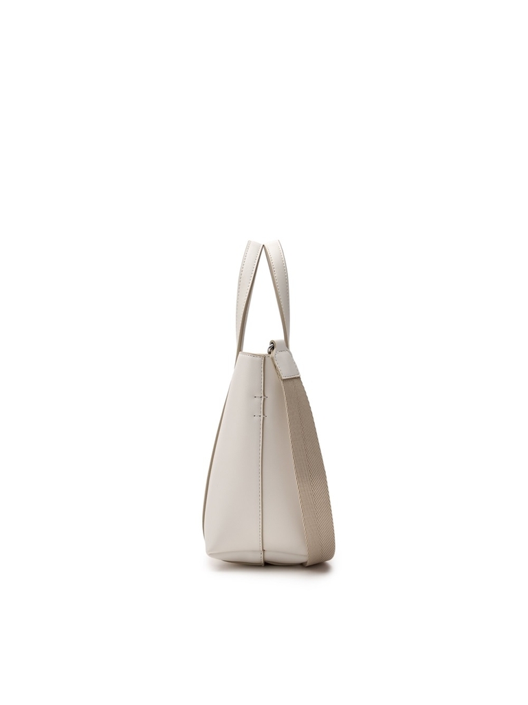 Túi MLB Korea Basic PU Window Tote Boston Red Sox Cream