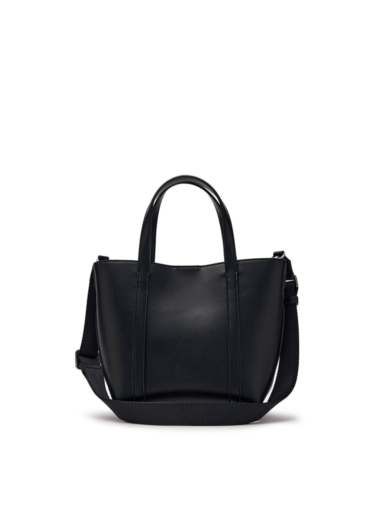 Túi MLB Korea Basic PU Window Tote New York Yankees Black