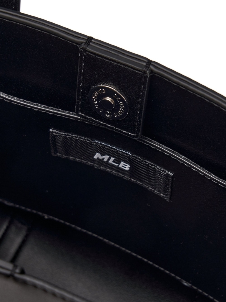 Túi MLB Korea Basic PU Window Tote New York Yankees Black