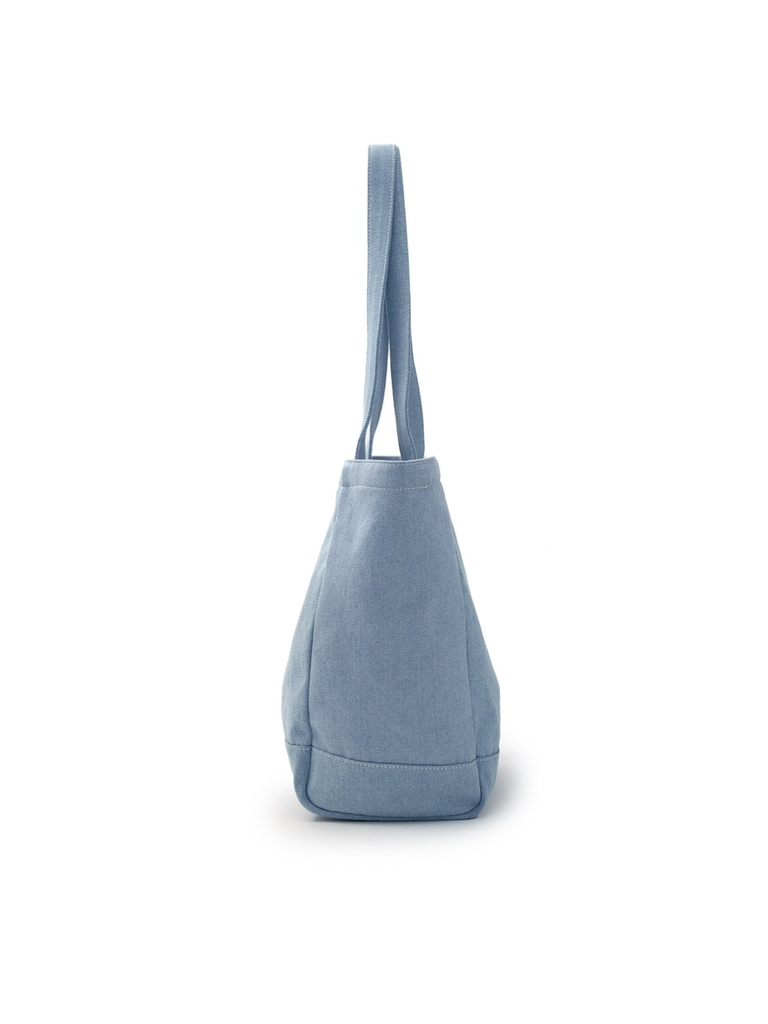 Túi MLB Vintage Lettering Denim Shopper Bag LA Dodgers Blue [Karina PICK]