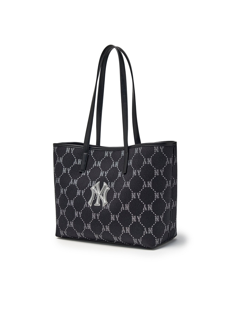 Túi MLB Dia Mono Jacquard Tote Bag New York Yankees Black