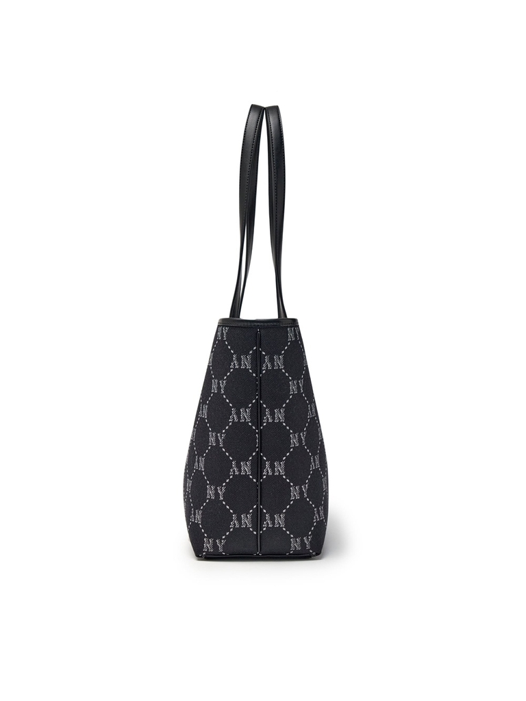 Túi MLB Dia Mono Jacquard Tote Bag New York Yankees Black