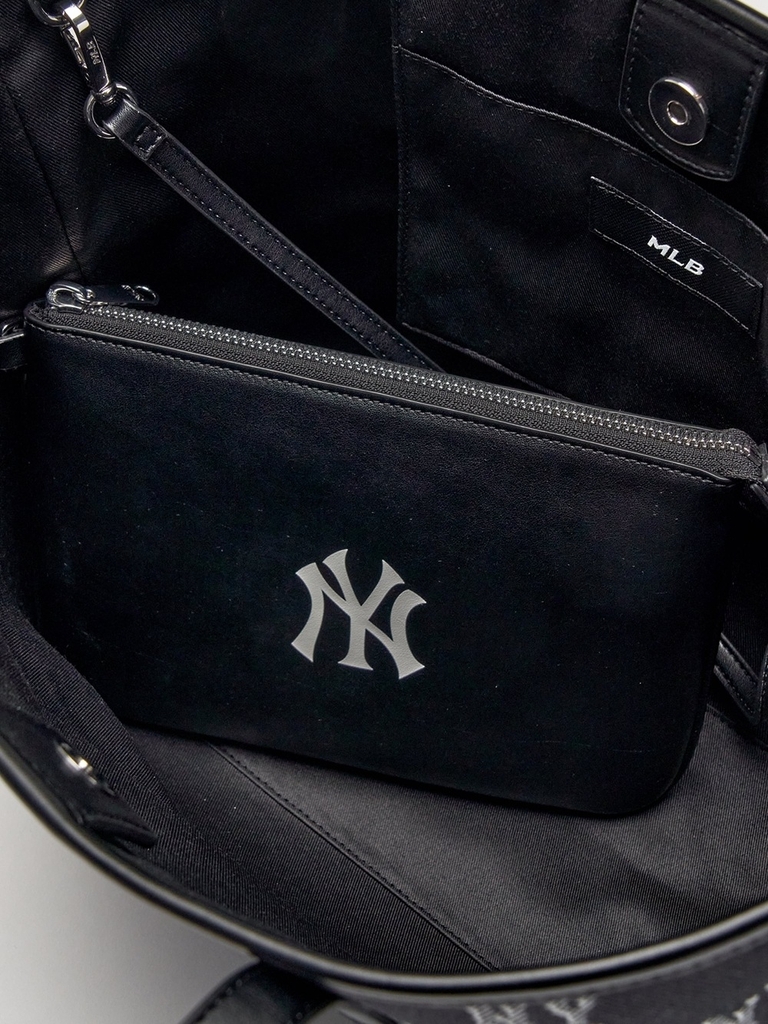 Túi MLB Dia Mono Jacquard Tote Bag New York Yankees Black