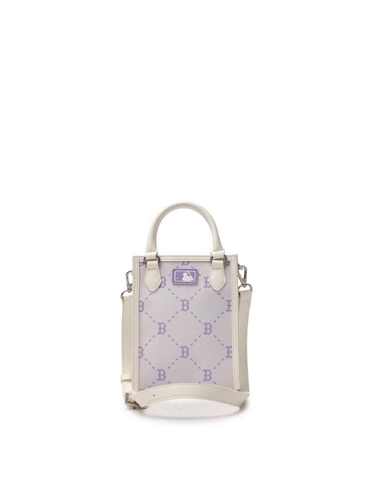 Túi MLB Diamond Monogram Mini Tote Boston Red Sox Ivory