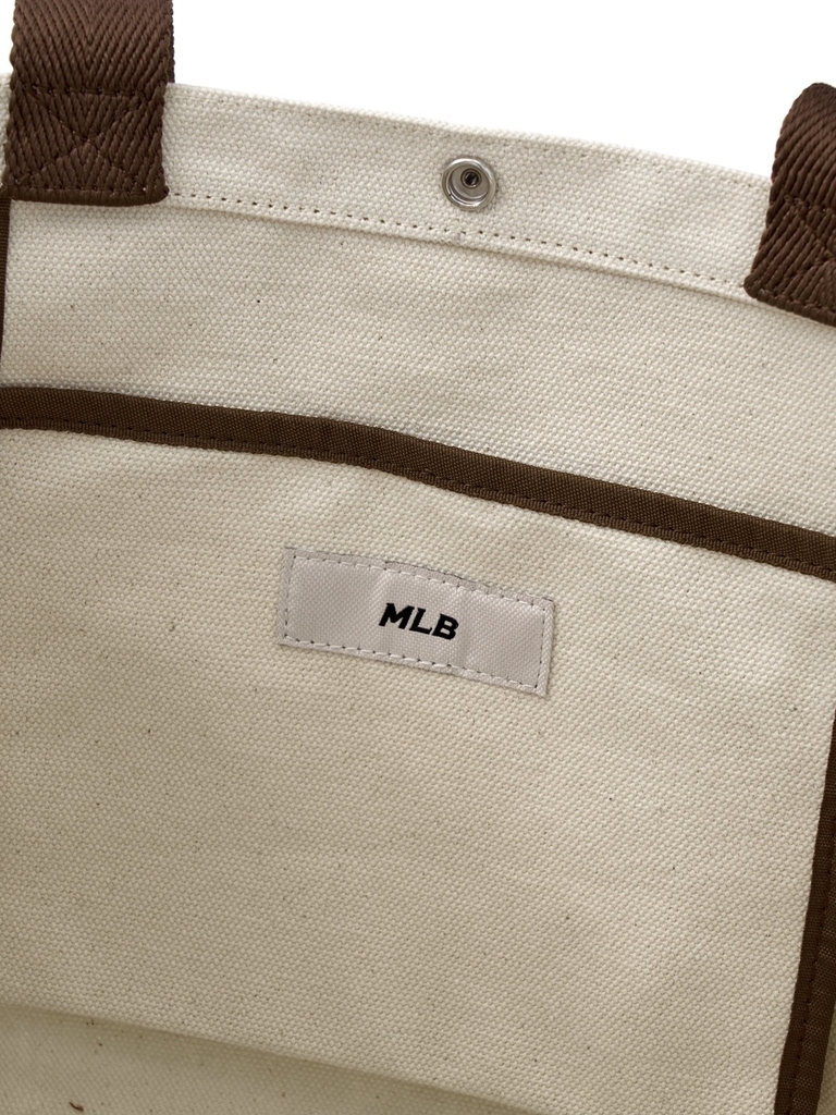 Túi MLB Vintage Lettering Shopper Bag Boston Red Sox Cream [Karina PICK]