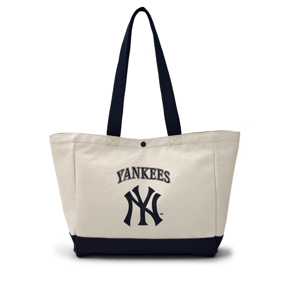 Túi MLB Vintage Lettering Shopper Bag New York Yankees Cream [Karina PICK]