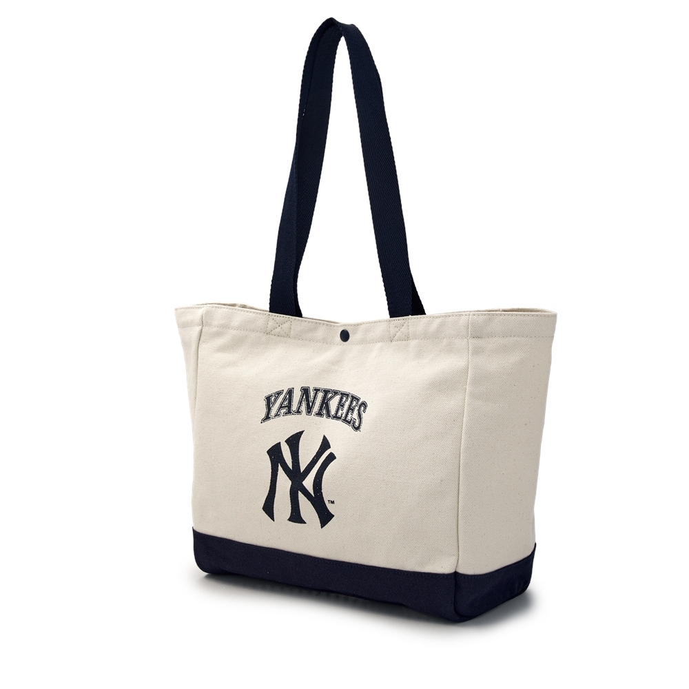 Túi MLB Vintage Lettering Shopper Bag New York Yankees Cream [Karina PICK]