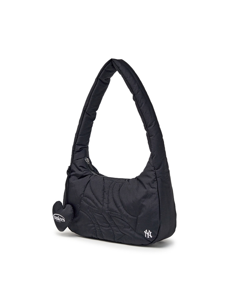 Túi MLB Basic Sporty Stitch Hobo Bag New York Yankees Black