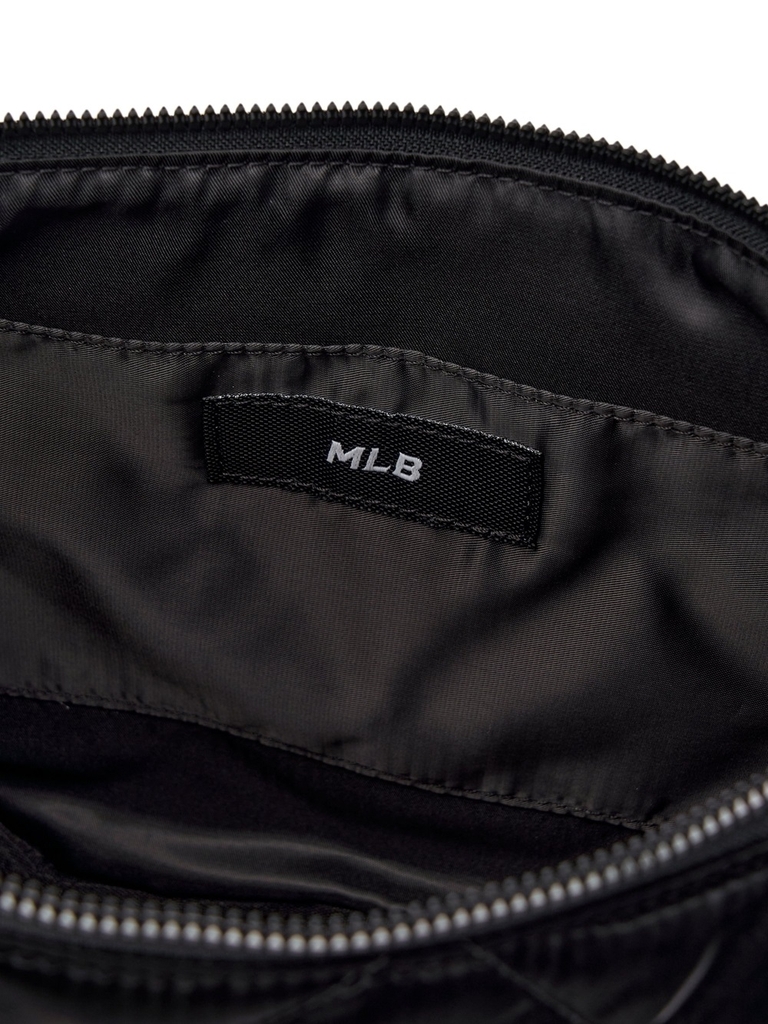 Túi MLB Korea Curve Padded Hobo Bag New York Yankees Black