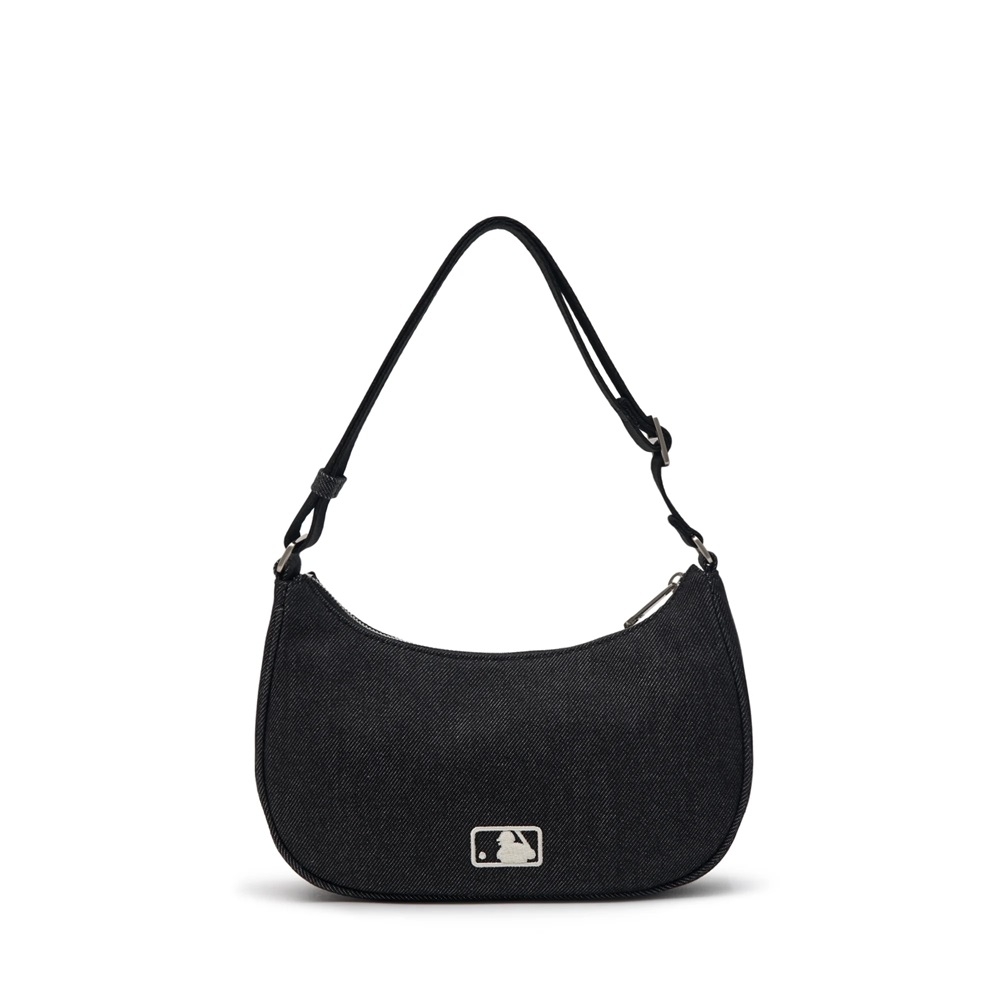 Túi MLB Korea Basic Denim Hobo Bag New York Yankees Navy