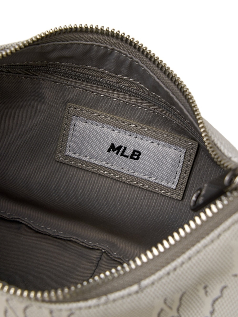 Túi MLB Korea Classic Mono Jacquard Hobo Bag New York Yankees Grey