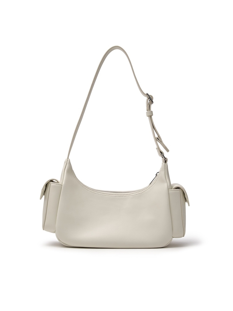 Túi MLB Korea Multi Pocket Cargo Bag New York Yankees Cream