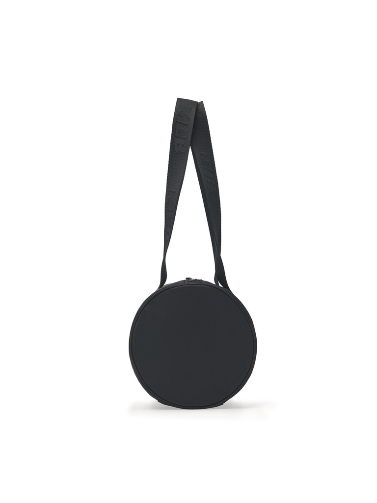 Túi MLB Korea Nylon Sportive Round Shoulder Bag New York Yankees Black