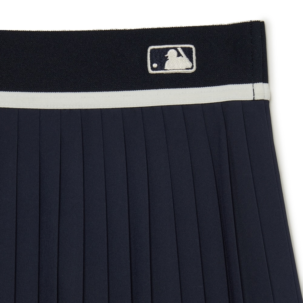 Váy MLB Korea Classic Sports Accordion Pleated LA Dodgers D.Navy