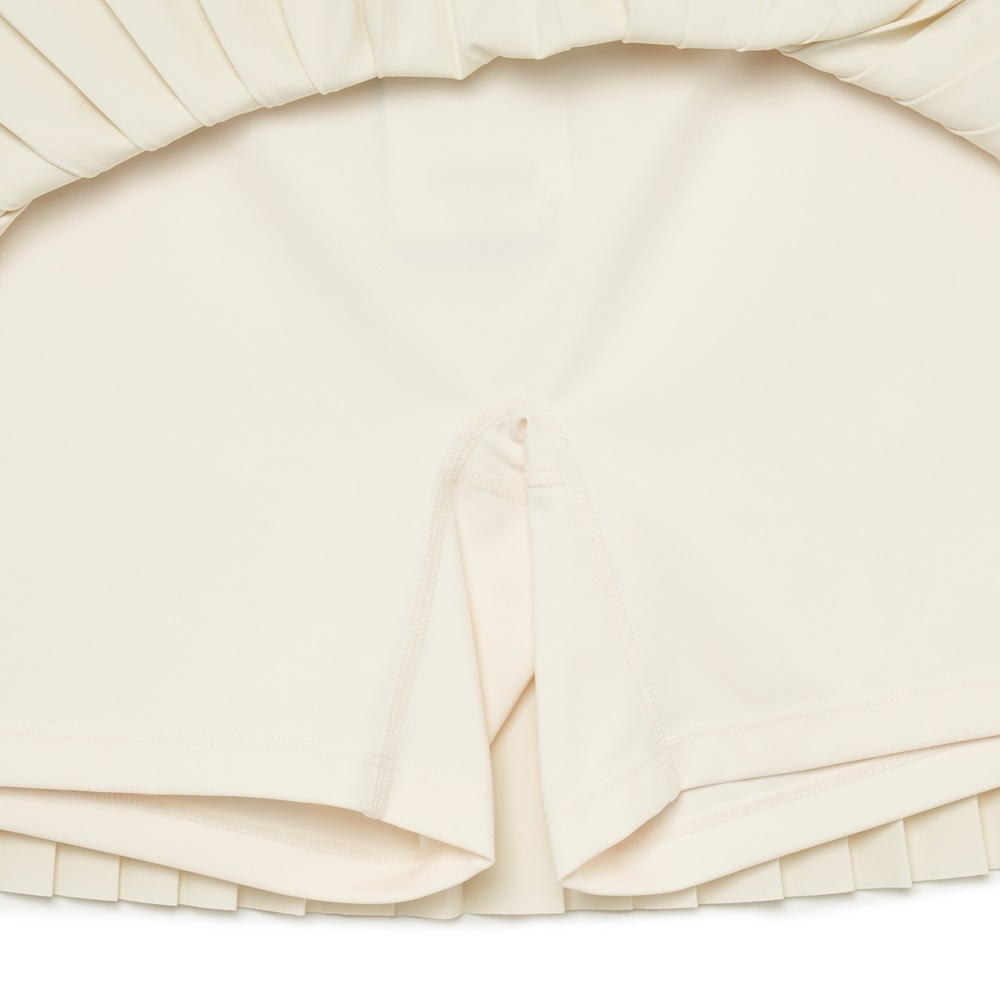 Váy MLB Korea Classic Sports Accordion Pleated New York Yankees D.Cream