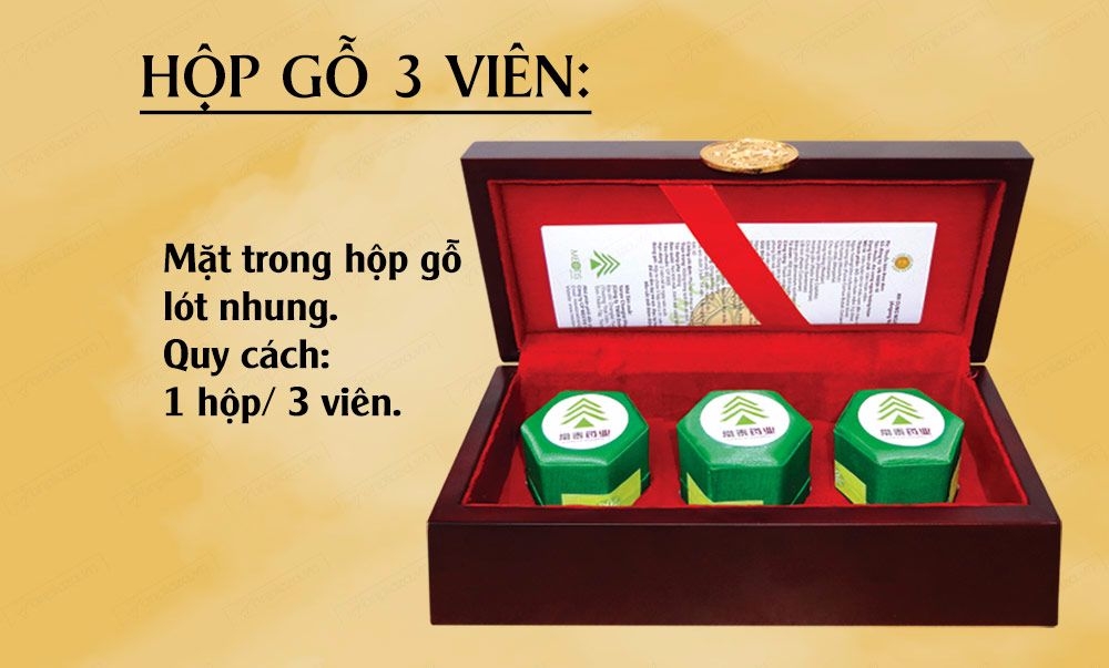 Thực phẩm An Cung Rùa Vàng Hộp Gỗ