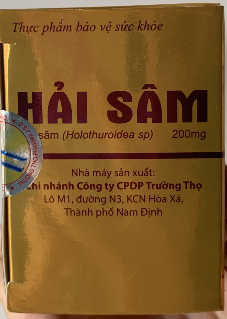 Thực phẩm chức năng Viên nang mềm hải sâm HAISAMIN hỗ trợ bồi bổ cơ thể hộp 30 viên