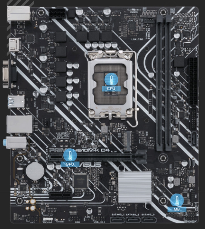 Mainboard Asus PRIME H610M-K D4