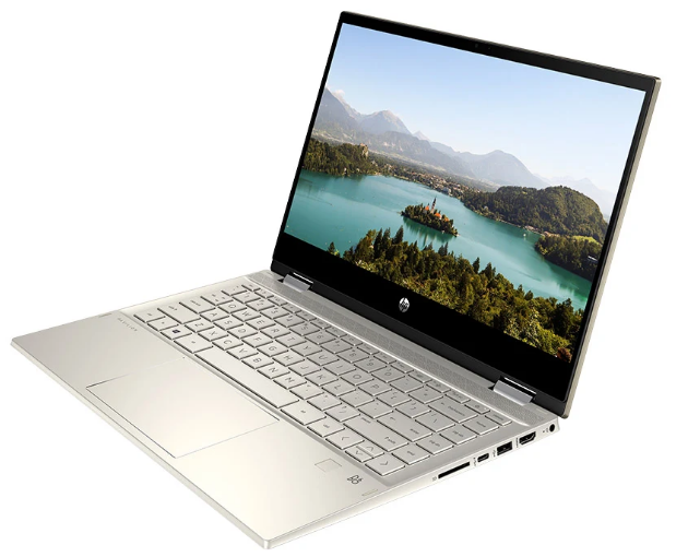 Máy tính xách tay HP Pavilion x360 HP Pavilion x360 14-dy0075TU I7-1165G7/8G/ 512GB SSD/14.0FHDT/PEN/FP/WL/BT/3C/VÀNG/WIN 11SL(46L93PA)