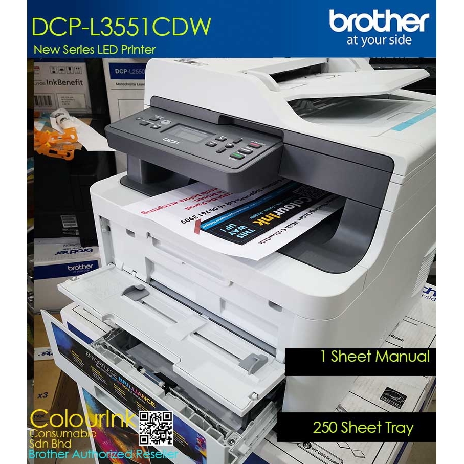 Máy in màu Brother Laser DCP-L3551CDW