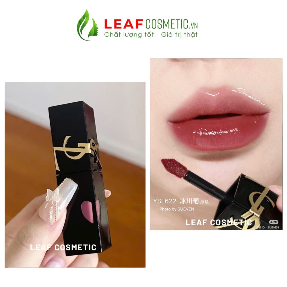 Set Son Kem Bóng YSL The Inks Vinyl Cream Vỏ Trái Tim – Phiên Bản Giới Hạn Lễ Thất Tịch 2026 (Chọn Màu)