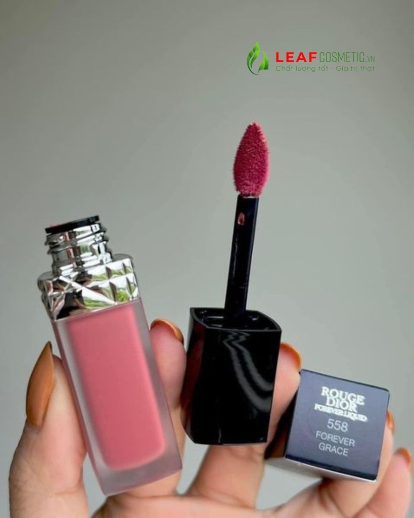 Son Kem Dior Rouge Dior Forever Liquid 558 Forever Grace - Hồng Pha Đỏ Đất