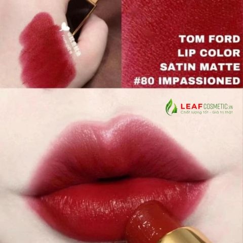 Son Tom Ford 80 Impassioned - Đỏ Nâu