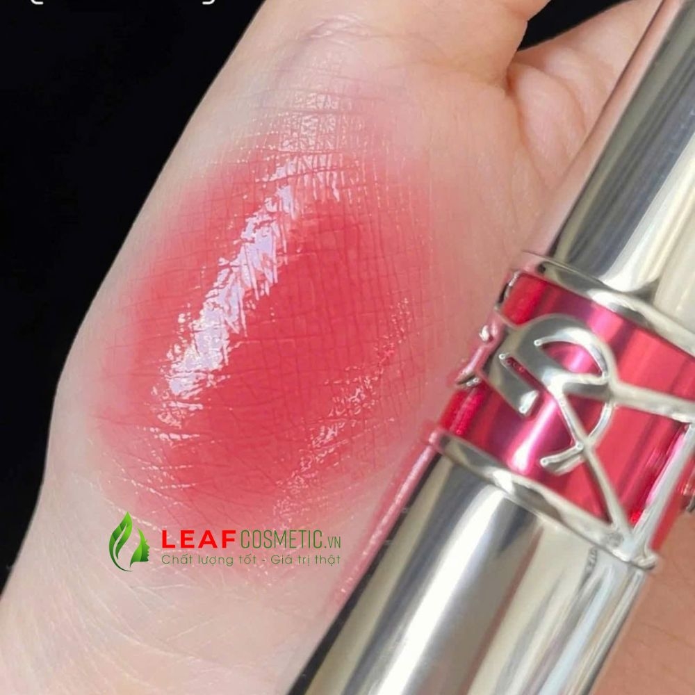 Son Dưỡng Môi Cao Cấp YSL Rouge Volupté Candy Glaze 05 Pink Satisfaction Hồng Ngọt Ngào