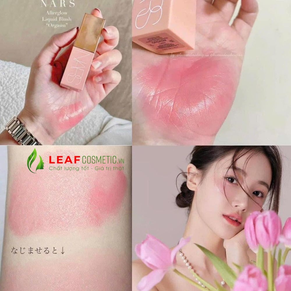Má Hồng Kem NARS Afterglow Liquid Blush Dolce Vita - Màu Hồng Đất