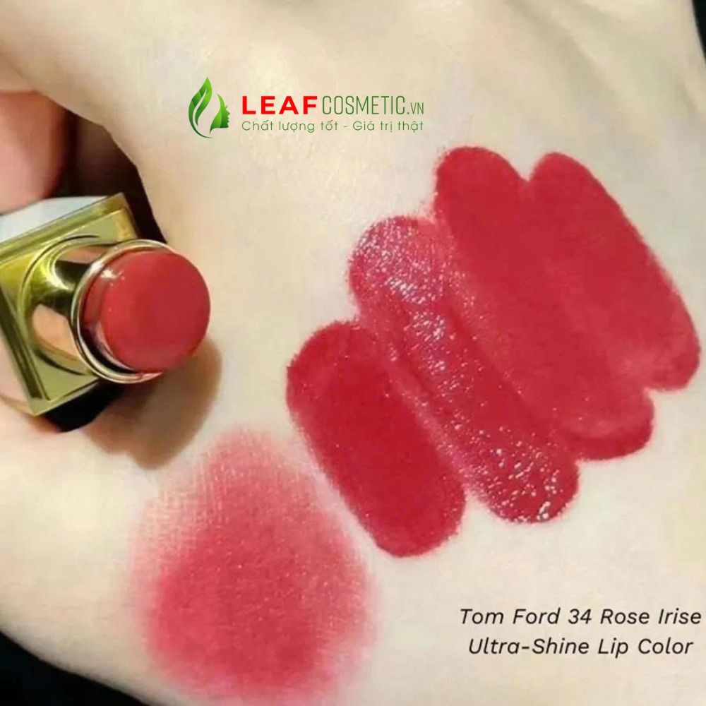 Son Thỏi Tom Ford Soleil Ultra Shine 34 Rose Irise - Đỏ Cherry