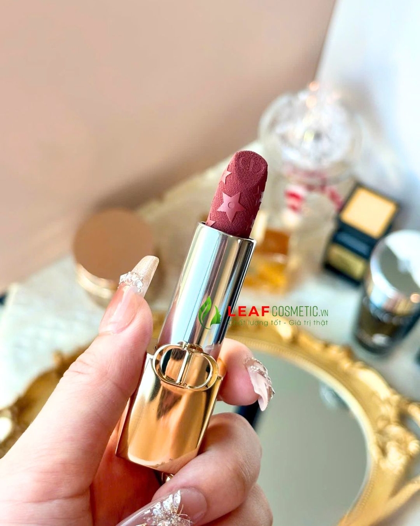 Son Thỏi Dior Rouge Dior Velvet 629 Parade – Màu Hồng Nâu Đất (Holiday 2025 Limited Edition)