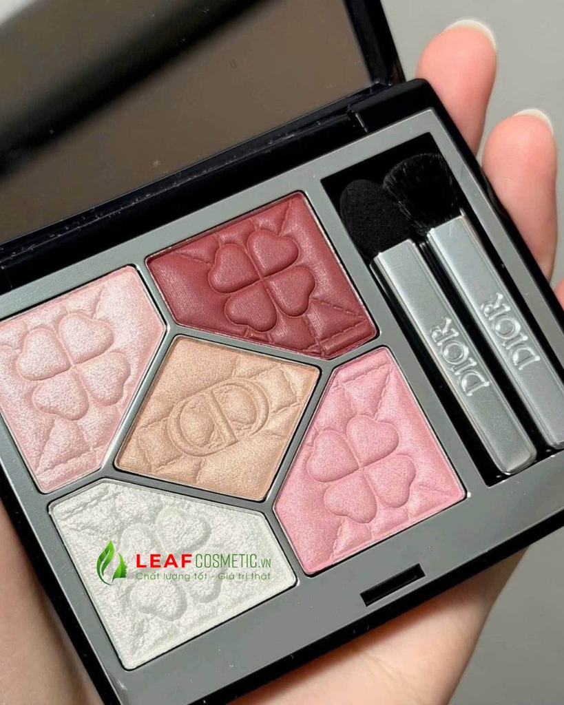 Phấn Mắt Dior Diorshow 5 Couleurs 942 Pink Talisman - Phiên Bản Giới Hạn Cỏ 4 Lá (Kèm Túi Da)