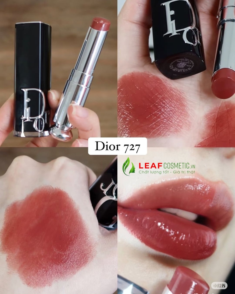 Son Thỏi Dior Addict Shine Lipstick 727 Dior Myth - Màu Đỏ Nâu